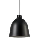 Nordlux Pendelleuchte Moku Schwarz Ø29cm max. 60W E27 ohne Leuchtmittel kürzbar