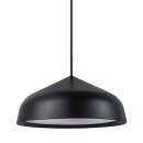 Nordlux LED Pendelleuchte Fura Schwarz Ø25cm 12W 1200lm 2200K/2700K kürzbar Dim-to-Warm