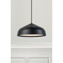 Nordlux LED Pendelleuchte Fura Schwarz Ø25cm 12W 1200lm 2200K/2700K kürzbar Dim-to-Warm