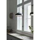 Nordlux LED Pendelleuchte Fura Schwarz Ø25cm 12W 1200lm 2200K/2700K kürzbar Dim-to-Warm