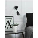 Nordlux Wandleuchte Explore Schwarz max. 7W GU10 ohne Leuchtmittel Flexarm mit Schalter