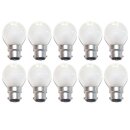 10 x Tropfen Kugel Glühbirne 15W B22d MATT 15 Watt B22 Glübirnen Glühlampe Glühlampen