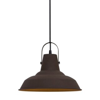 Nordlux Pendelleuchte Andy Rost Braun Ø30cm max. 40W E27 ohne Leuchtmittel kürzbar