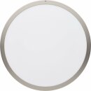 Brilliant Smart LED Panel WIZ Connected Smooth Nickel Ø60cm 46W 3800lm CCT 2700K-6200K App Google Alexa