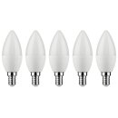 5 x Müller-Licht LED Leuchtmittel Kerzen 4,9W =...