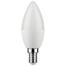 5 x Müller-Licht LED Leuchtmittel Kerzen 4,9W = 40W E14 matt 470lm warmweiß 2700K 180°