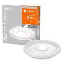 Ledvance LED Smart+ Deckenleuchte Oribs Stea Weiß Ø52,5cm 32W 3350lm RGBW Dimmbar App Google Alexa WiFi