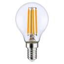 LightMe LED Filament P45 Tropfen 6,5W = 60W E14 klar...