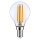 LightMe LED Filament P45 Tropfen 6,5W = 60W E14 klar 810lm warmweiß 2700K