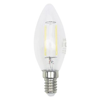 LightMe LED Filament Leuchtmittel Kerze 5W = 40W E14 klar 470lm warmweiß 2700K 320° DIMMBAR