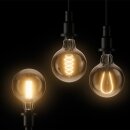 Osram LED Filament G95 Globe Vintage 1906 3,4W = 10W E27 Rauchglas 100lm extra warmweiß 1800K