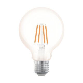 Eglo LED Filament Leuchtmittel Globe G80 4W = 32W E27 klar 390lm extra warmweiß 2200K DIMMBAR