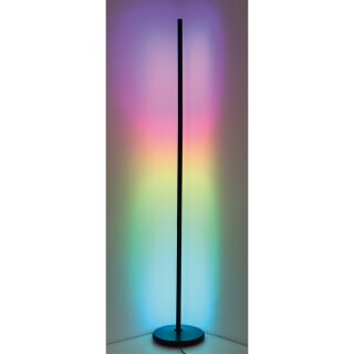 Müller-Licht LED Stehleuchte Lenia Schwarz 124cm 9W 900lm RGBW Dimmba