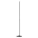 Müller-Licht LED Stehleuchte Lenia Schwarz 124cm 9W 900lm RGBW Dimmbar mit Fernbedienung + Audiosensor