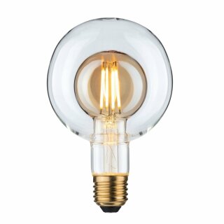 Paulmann LED Filament Globe G95 Inner Shape Gold 4W E27 400lm warmweiß 2700K DIMMBAR