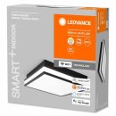 Ledvance LED Smart+ Orbis Magnet Schwarz 30x30cm 26W 2500lm CCT 3000K-6500K Dimmbar App Google & Alexa WiFi