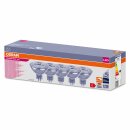 5 x Osram LED Parathom MR16 Glas Reflektor 3,4W = 20W GU5,3 12V 230lm warmweiß 2700K 36° Ra>90 DIMMBAR