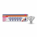 5 x Osram LED Parathom MR16 Glas Reflektor 3,4W = 20W GU5,3 12V 230lm warmweiß 3000K 36° Ra>90 DIMMBAR