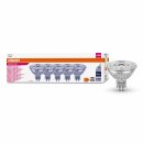 5 x Osram LED Parathom MR16 Glas Reflektor 2,6W = 20W GU5,3 12V 230lm warmweiß 2700K 36°