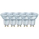 5 x Osram LED Parathom PAR16 Glas Reflektor 3,4W = 35W GU10 230lm warmweiß 2700K 36° Ra>90 DIMMBAR