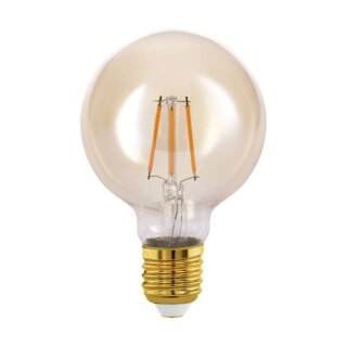 Eglo LED Filament G80 Globe Vintage 4W = 32W E27 Gold extra warmweiß 2200K