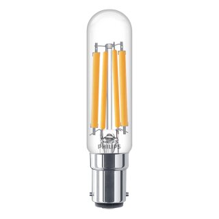 Philips LED Filament Leuchtmittel Röhre T20 6,5W = 60W B15d klar 806lm warmweiß 2700K