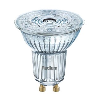 Radium LED Leuchtmittel Glas Reflektor PAR16 8,3W = 80W GU10 575lm warmweiß 2700K 36° DIMMBAR