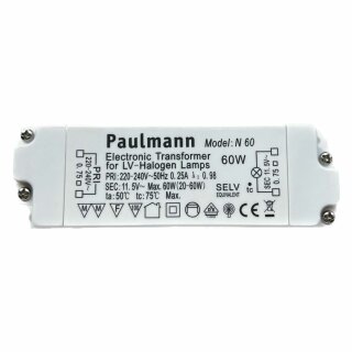 Paulmann Netzteil N60 elektronischer Halogen Trafo 20-60W 12V