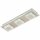 Briloner LED Wand- & Deckenleuchte Silber 44cm 3 x 5W 1200lm warmweiß 3000K