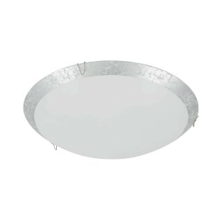 Briloner LED Wand- & Deckenleuchte Weiß/Silber rund Ø30cm 8,4W 900lm Neutralweiß 4000K