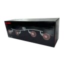 Briloner Deckenleuchte Strahler Nickel matt/Braun max. 4...