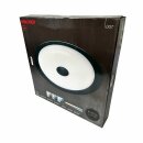 Briloner LED Deckenleuchte Schwarz/Weiß Ø46,3cm 24W 1920lm 3000K-6500K Dimmbar mit Fernbedienung