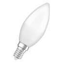 2 x Bellalux LED Leuchtmittel Kerze B40 4,9W = 40W E14 matt 470lm warmweiß 2700K