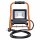 Ledvance LED Arbeitsleuchte Fluter R-Stand Grau/Orange IP44 30W 2700lm Neutralweiß 4000K + 2 Steckdosen
