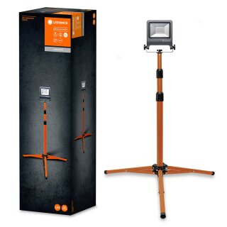 Ledvance LED Fluter Worklight Tripod Dunkelgrau 30W 2700lm Neutralweiß 4000K Stativ