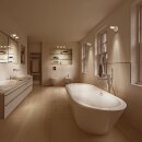 Ledvance LED Smart+ Badezimmerleuchte chrom IP44 20W 1560lm NCC 2700K-6500K Dimmbar schwenkbar Alexa Google WiFi