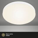 Briloner LED Deckenleuchte Weiß Ø38,7cm 24,5W 2400lm warmweiß 3000K Dimmbar