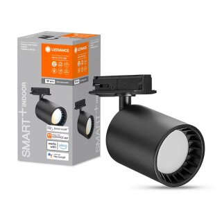 Ledvance Schienensystem Tracklight LED Smart+ Strahler Schwarz 8W 230lm TW 3000K-6500K Dimmbar App Google Alexa WiFi