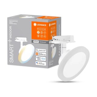 Ledvance Schienensystem Tracklight Strahler Spot Circle Weiß LED Smart+ 6,5W 450lm TW 3000K-6500K Dimmbar App Google Alexa WiFi