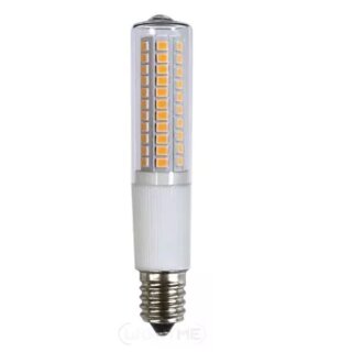 LightMe LED Leuchtmittel T18 Röhre 8W = 60W E14 klar 810lm warmweiß 2700K