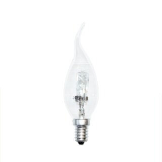 Leuci Windstoß Kerze Eco Halogen Glühbirne 18W = 25W / 24W E14 Glühlampe warmweiß dimmbar