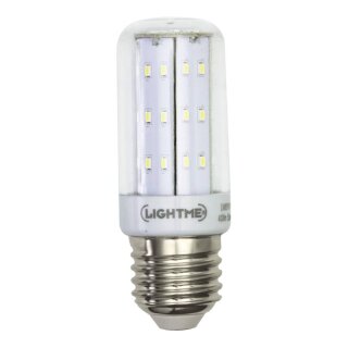 LightMe LED Leuchtmittel Röhre 4W = 36W E27 klar 420lm Neutralweiß 4000K 320°