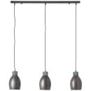 Brilliant Pendelleuchte Lapas Schwarz / Grau max. 3 x 60W...