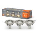 3 x Ledvance LED Einbaustrahler Recess Gebürsteter...