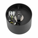 Spectrum Aufbauleuchte Chloe AR111 Schwarz rund Ø12cm max. 50W GU10 ohne Leuchtmittel