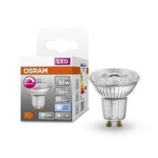 Osram LED Leuchtmittel Glas Reflektor PAR16 4,5W = 50W GU10 350lm Neutralweiß 4000K 36° DIMMBAR