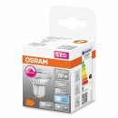 Osram LED Leuchtmittel Glas Reflektor PAR16 4,5W = 50W GU10 350lm Neutralweiß 4000K 36° DIMMBAR
