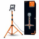 Ledvance LED Arbeitsleuchte Fluter Tripod Stativ IP65 30W 2700lm Neutralweiß 4000K verstellbar Schweizer Stecker