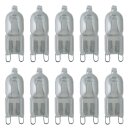 20 x Radium Halogen Leuchtmittel Stiftsockel 35W G9 klar 460lm warmweiß 2800K dimmbar