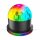 B.K.Licht LED Tischleuchte Discokugel RGB Musiksensor rotierend Farbwechsel Lichteffekte